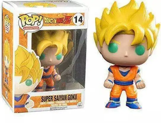 Поп 10 см японская анимация Dragon Ball Z POP Super Saiyan Bule Goku VEGETA красная фигурка для волос