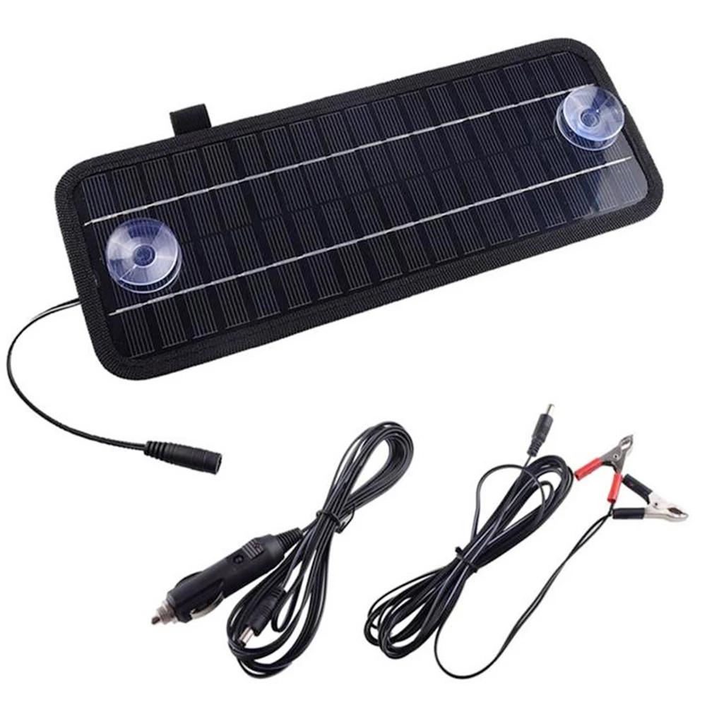 12V 4 5 W мотоцикл Лодка солнечные панели с питанием от прикуривателя батареи банка
