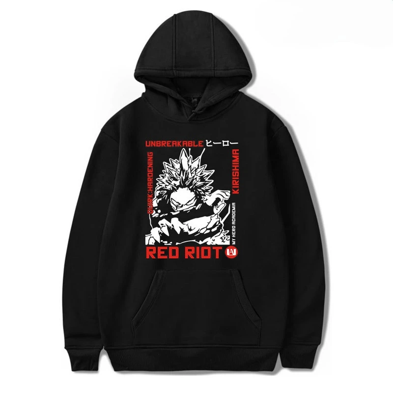 

Hot Sale My Hero Academia Hoodies Autumn Casual Printing Pullover Sweats Fashion Anime Hip Hop Sweatshirt Clot Cartoon Unisex