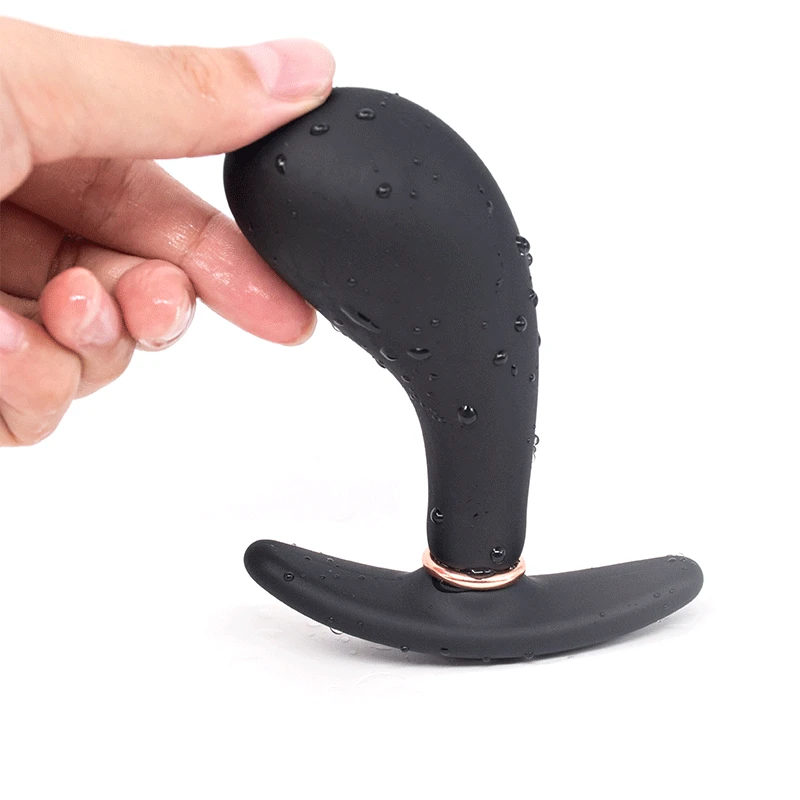 Негабаритный двойной надутый анальный расширитель Go Out силиконовый Анальная