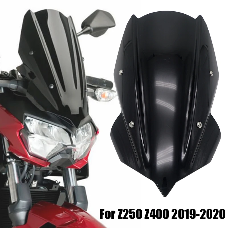 

Мотоциклетные аксессуары для KAWASAKI Z250 Z400 Z 250 Z 400 новое поколение Спортивное ветровое стекло козырек 2019-2020