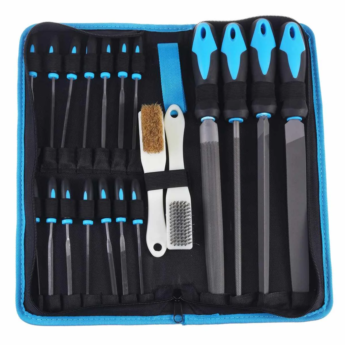 

T12 High Carbon Steel Hand File Needle File Tool 20 Pcs/Set 200mm Metal Needle Set Wood Carving Craft Sewing Hand Files Tool