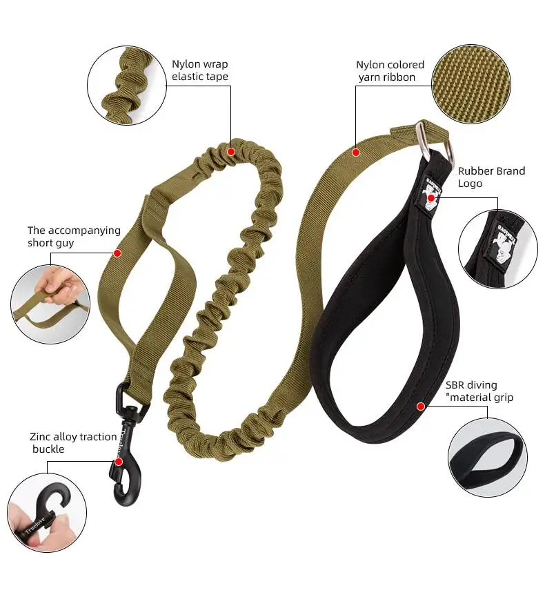 

Leashes Dog Supplies Dogs Accessoires Dog Leash Scalable Dog Harness and Leash Set Riot Buffer Dog Collar Accessoires