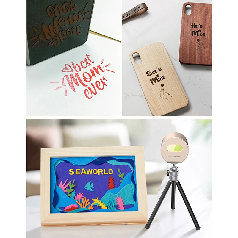 Портативный мини лазерный гравировальный станок с ЧПУ деревообрабатывающий 1600