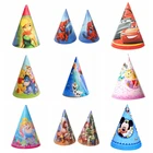 6 шт., бумажные детские шапки мстители