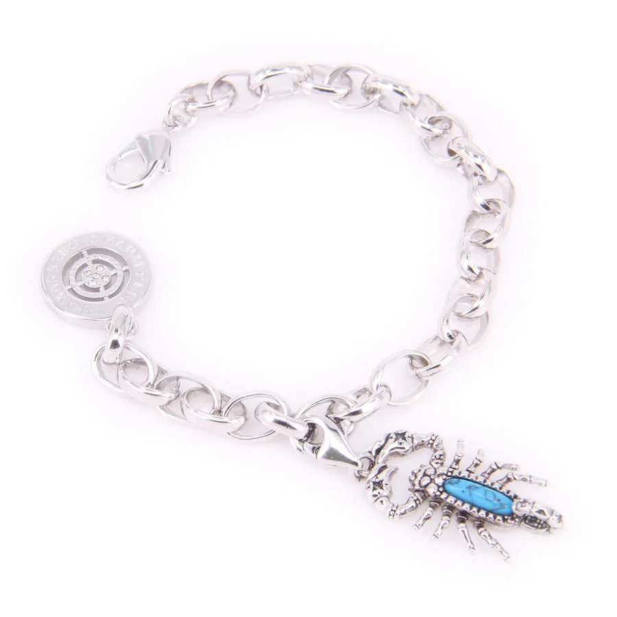 Подвеска браслет Hemiston в стиле Томаса с цирконом подвески виде скорпиона