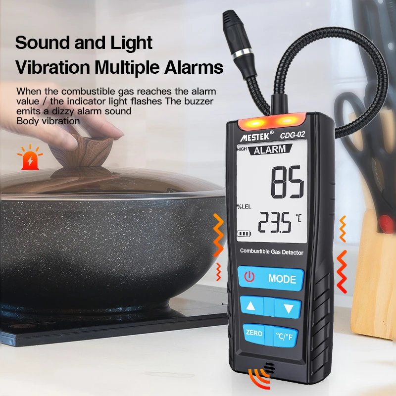 Газоанализатор MESTEK устройство для определения утечки легковоспламеняющихся