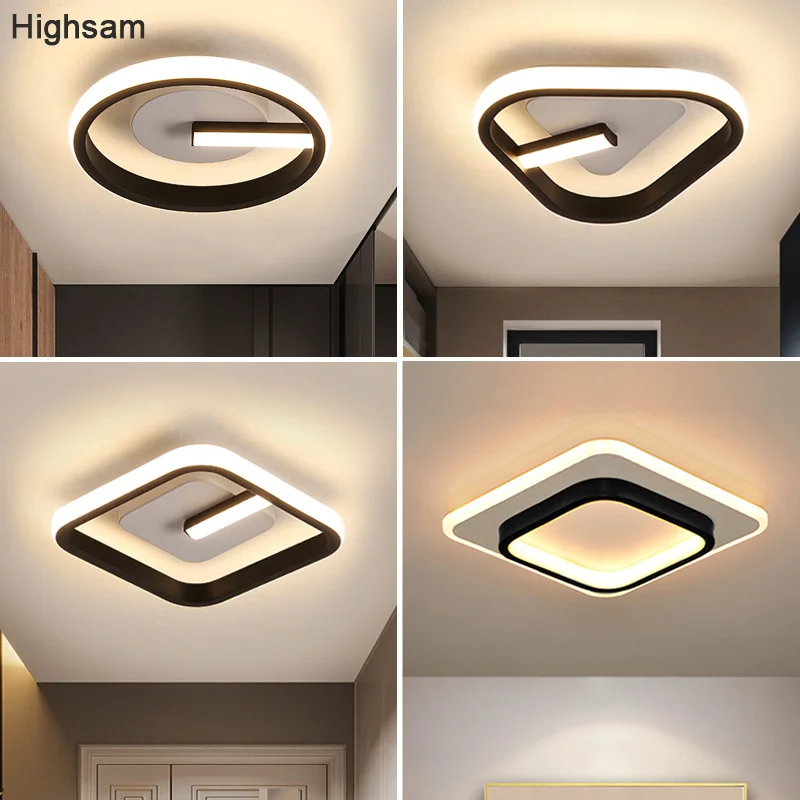 

3-Colors Ceiling Lamp Nordic Modern LED Ceiling Light Corridor Living Room Aisle Lights Acrylic Chandelier Decorative Luminaires