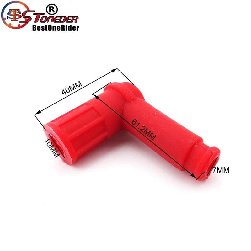Красная свеча зажигания STONEDER крышка для 50 куб. См 70 90 110 125 140 150 160 квадроцикл багги