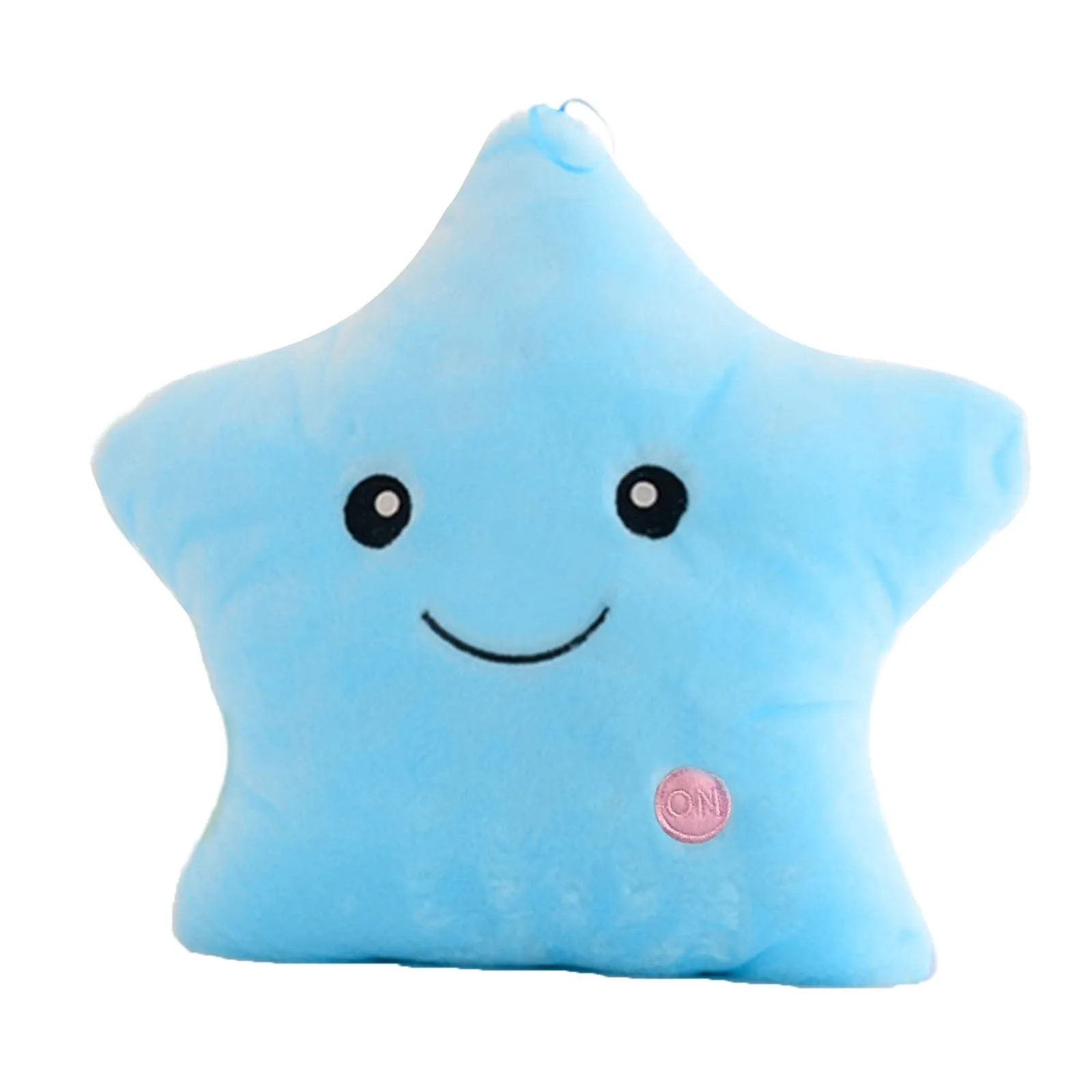 

Colorful Five-pointed Star Luminous Glowing Pillow Cute Soft Plush Toys Nap Pillows Decor Stuffed Dolls Gift For Kids Girls