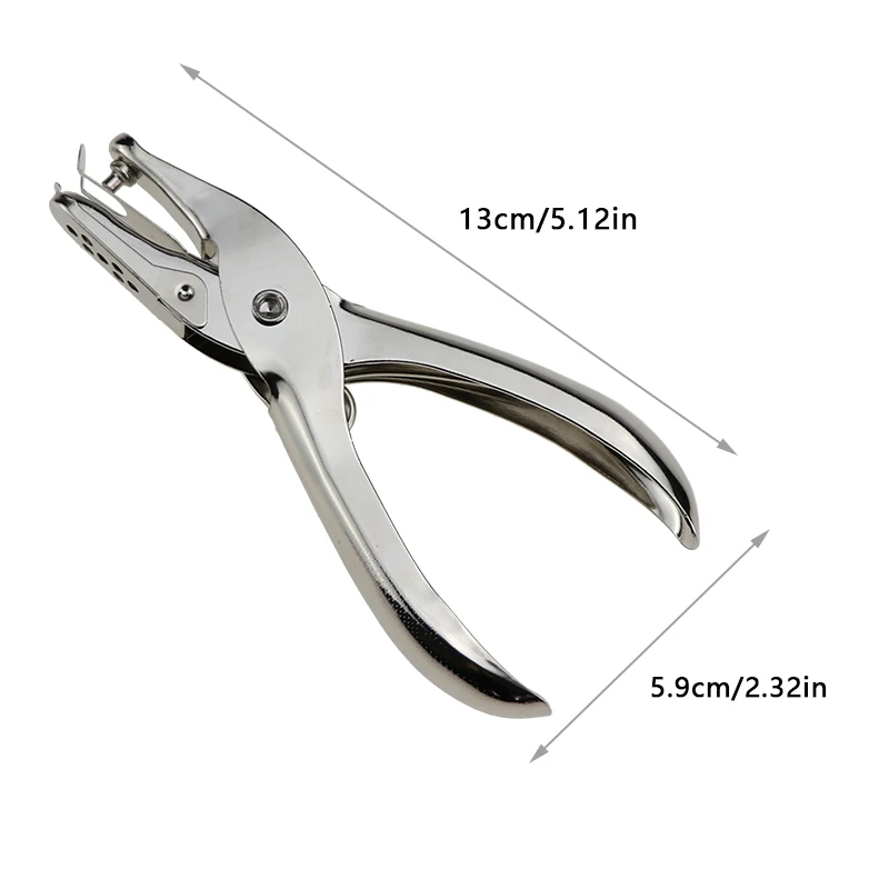1 офисный металлический Дырокол плоскогубцы с одним отверстием диаметром 3 мм/6 мм
