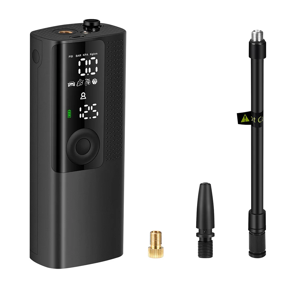 

Mini Electric Inflatable Pump Smart Bicycle Motorcycle Tire Air Inflator 120psi Portable Waterproof Cycling Elements