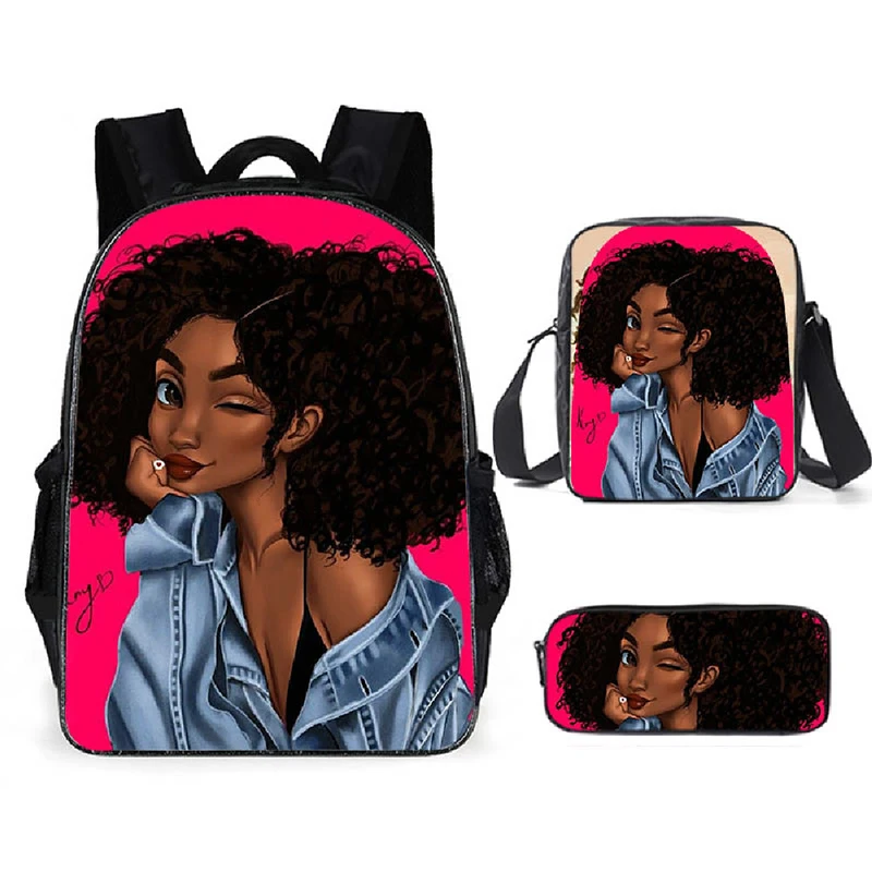

New Style Fashion Casual College Style Backpack Schoolbag High Quality Backpack Set Buy One Get Three Suit Bag
