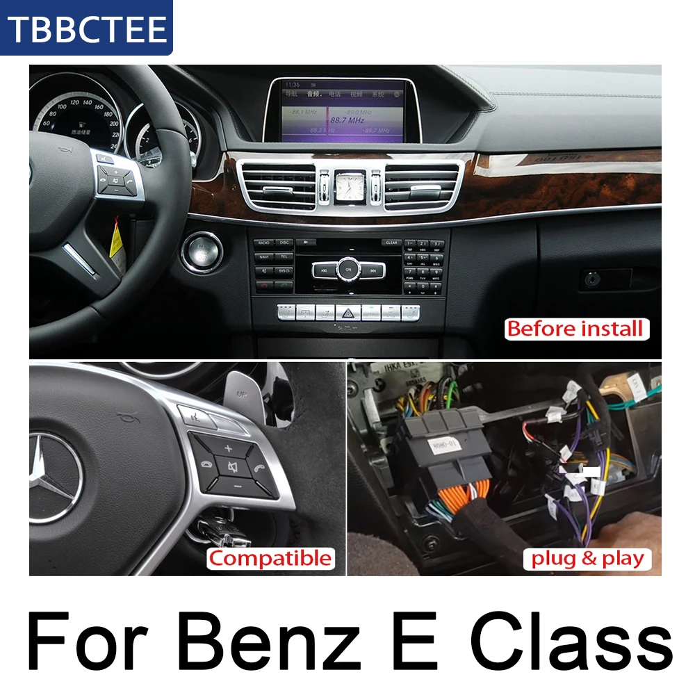 Для Mercedes Benz E Class 2014 ~ 2016 NTG Автомобильный мультимедийный плеер Android радио gps стерео