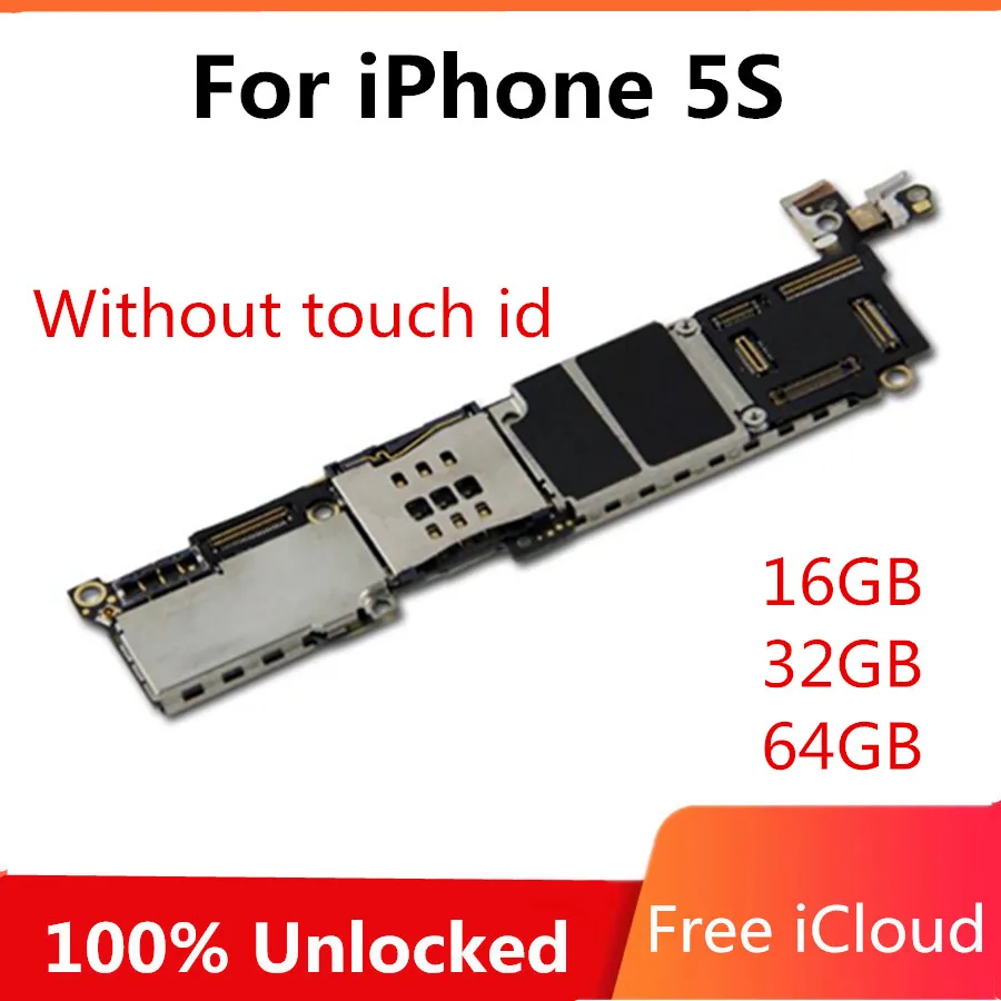16 ГБ 32 64 Полная разблокировка для iphone 5S материнская плата с/без Touch ID оригинальная