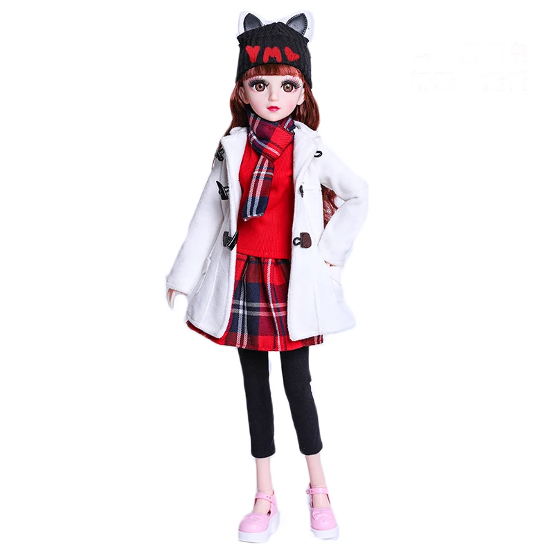 Повседневная одежда для шарнирных кукол 60 см тренчкот 23 дюйма повседневная