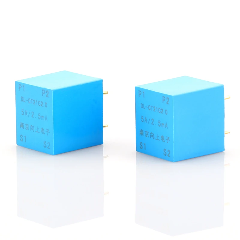 Микротрансформатор тока высокоточная миниатюра сенсор DL-CT21C2.0 5A/2.5mA 1:2000 Mini AC CT