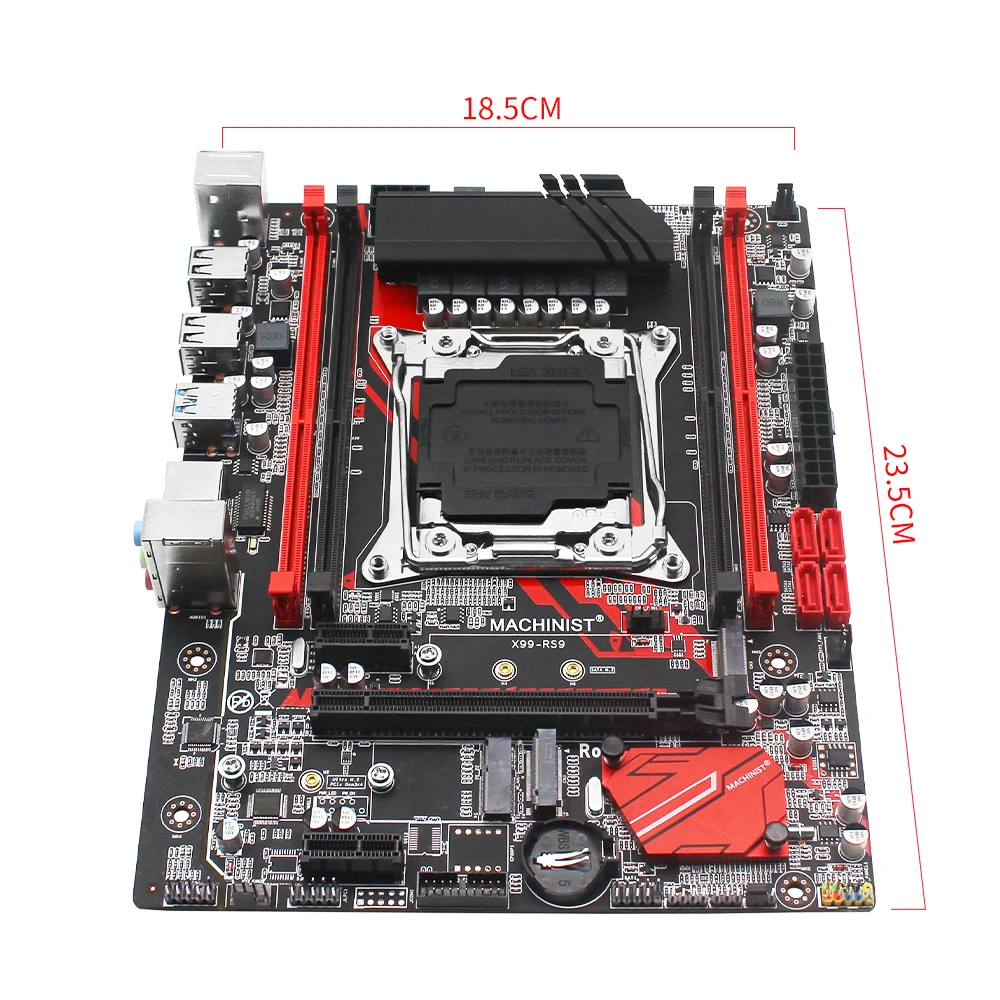 MACHINIST X99 Motherboard Kit Set With Xeon E5 2660 V3 CPU Processor DDR4 16GB(2*8G) ECC RAM Memory LGA 2011-3 NVME M.2 ATX RS9 |