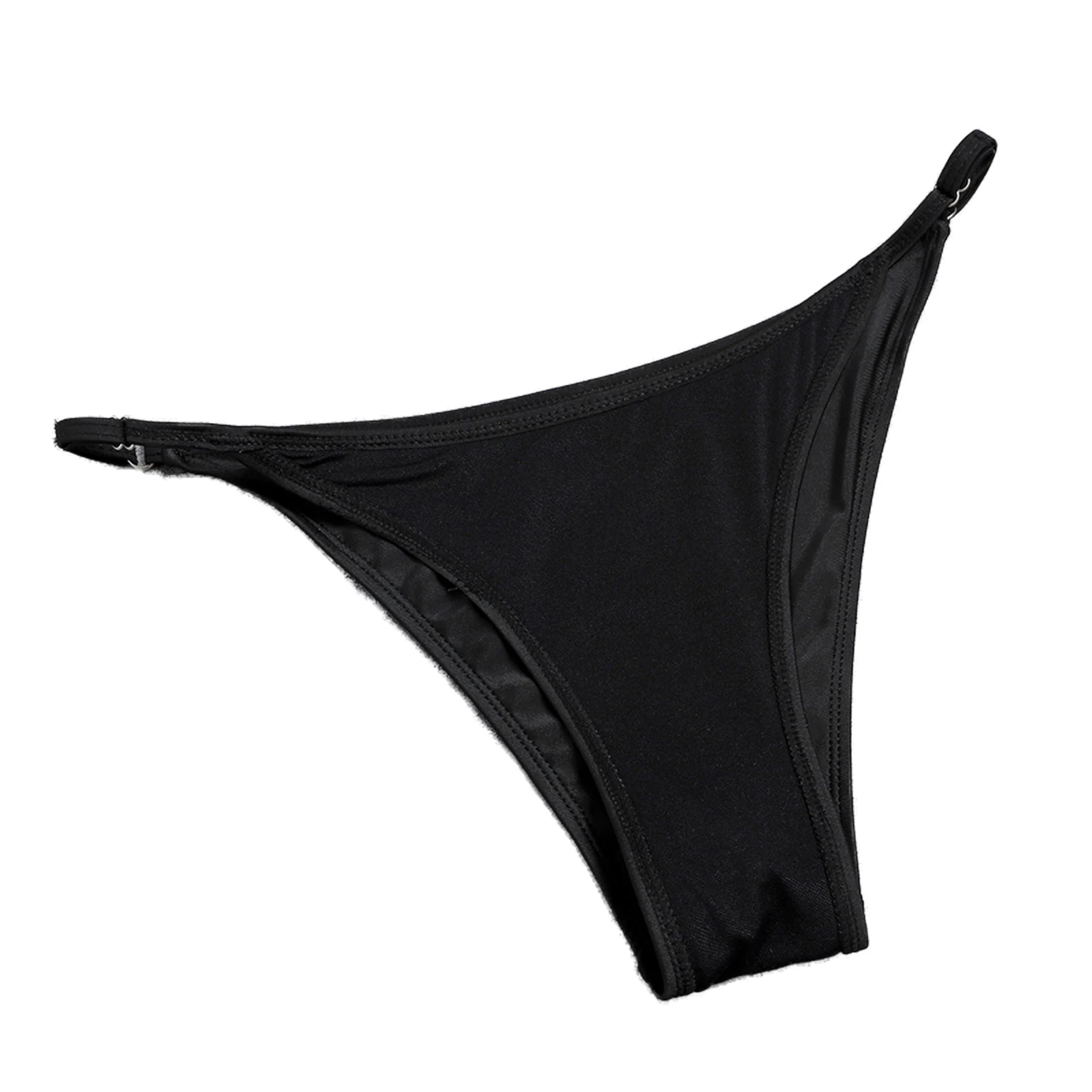 Женский модный купальник с высокой горловиной верх и низ корсетом однотонный |