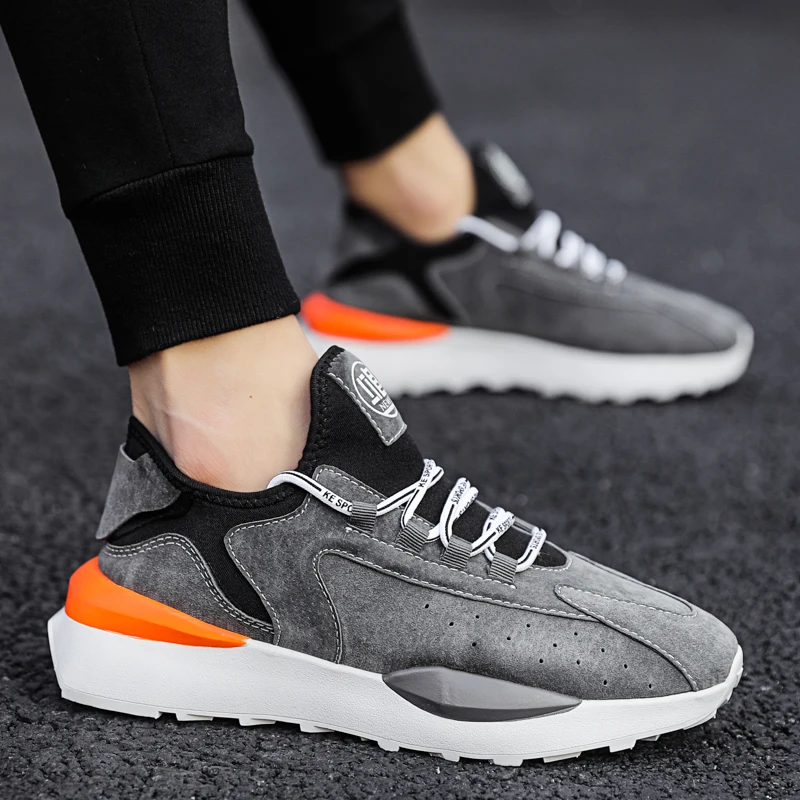 

Fashion Air Cushion Men Running Shoes Sneakers Men Sport Shoes Outdoor Zapatillas Hombre Deportiva Men Lace-Up Jogging Sneakers