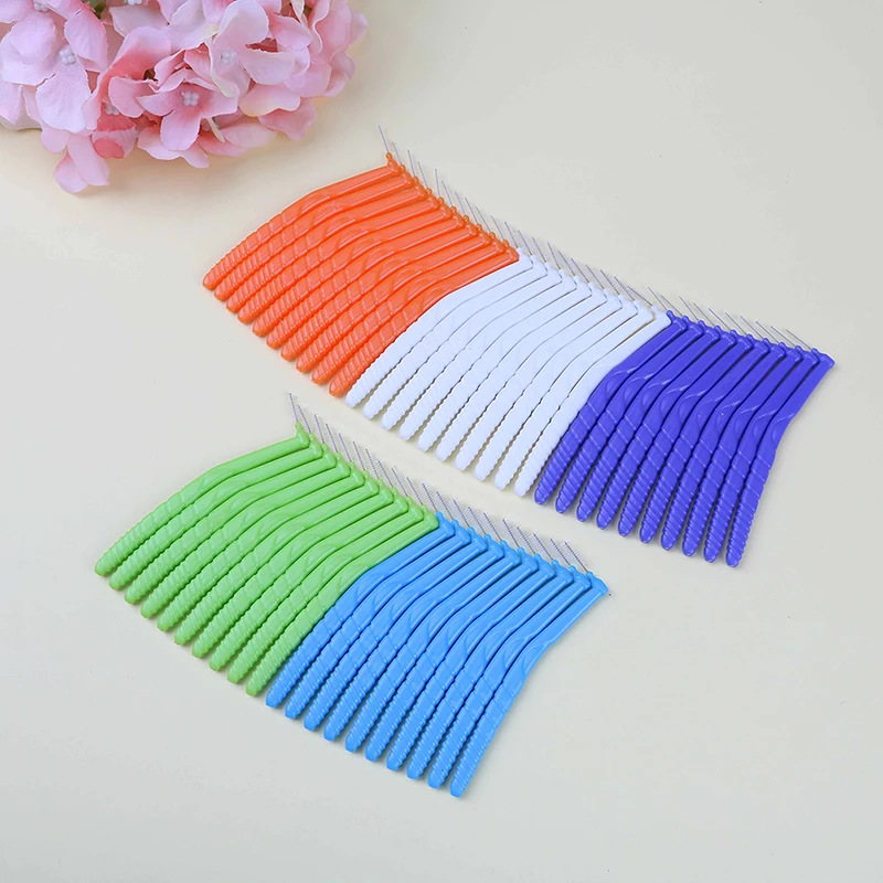 10 шт. l образная межзубная щетка для отбеливания зубов Зубная палочка зубная