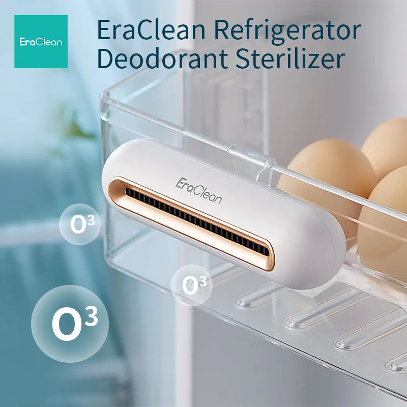 

EraClean Refrigerator Deodorizing Sterilizer Household Kitchen Ozone Purifier Keeping Fresh Rechargeable Deodorant