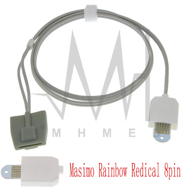 

Pulse Oxygen Sensor of Masimo Rainbow Redical 8pin Monitor,1m Oximetry Cable Adult/Child/Neonate/Finger/Ear/Forehead/Animal