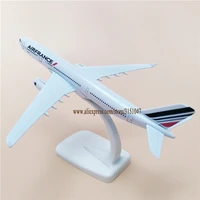 new 20cm model airplane air france airbus a330 300 airways airlines metal alloy plane model diecast aircraft