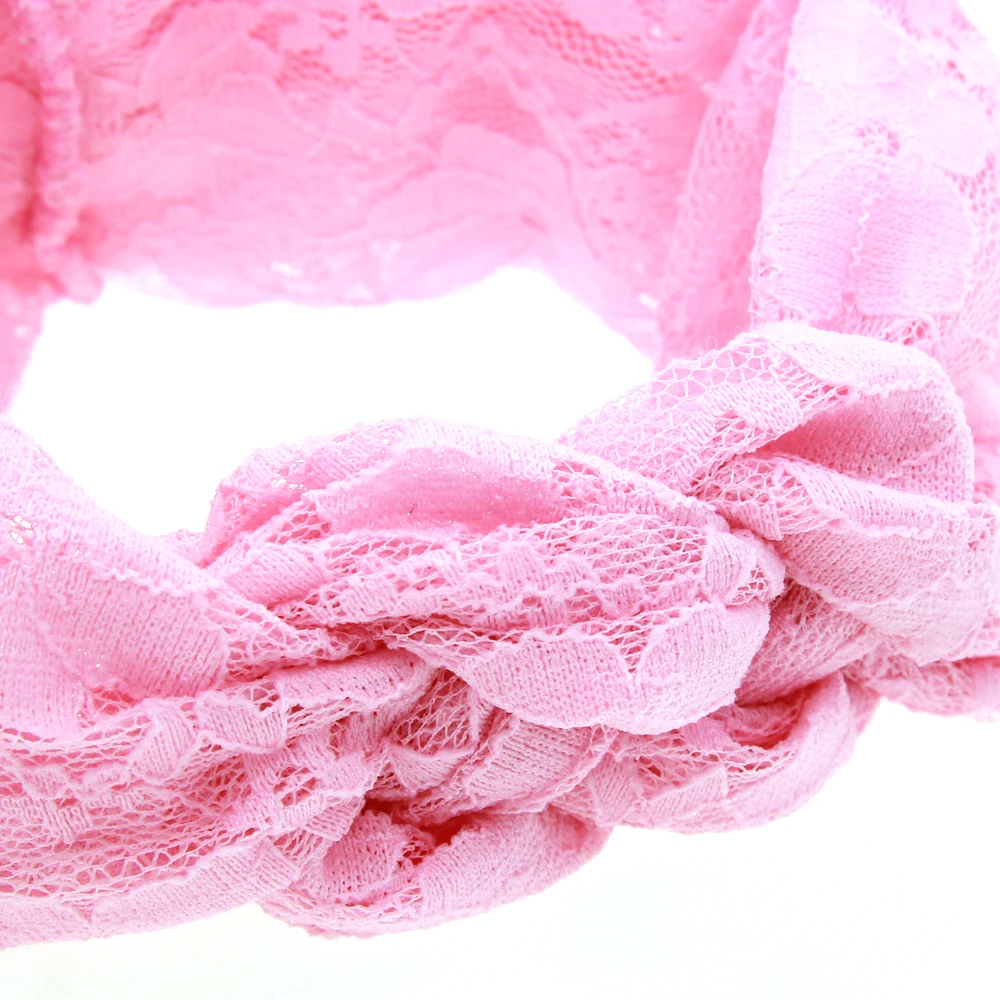 2019 Hotest Princess Baby Girl Lace Floral Hairband Head Wrap Knotted Hair Band Bebe Turbante Headwear Accessories | Детская одежда и