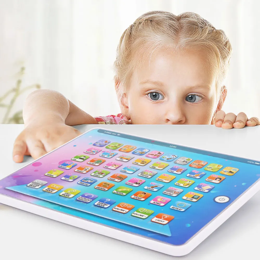 

Children Electronic Touch Tablet Computer Kids Toy English Learning Machine Alphabet Baby Tablet Educational Toys