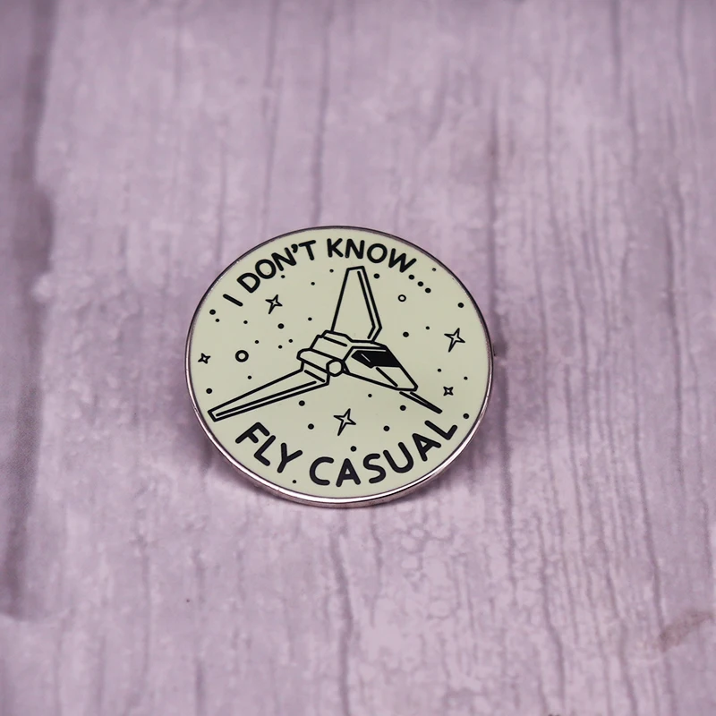 Star-Wars брошь я не знаю Fly Повседневное эмали штырь чехол для сотового телефона Хан