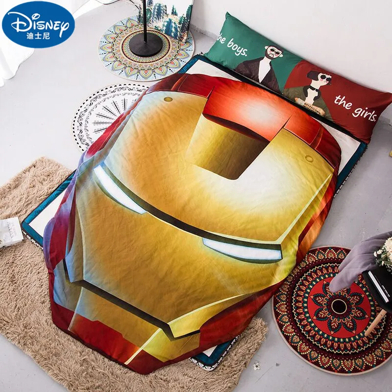 Одеяло с изображением Человека паука и Мстителей Disney тонкое одеяло постельное
