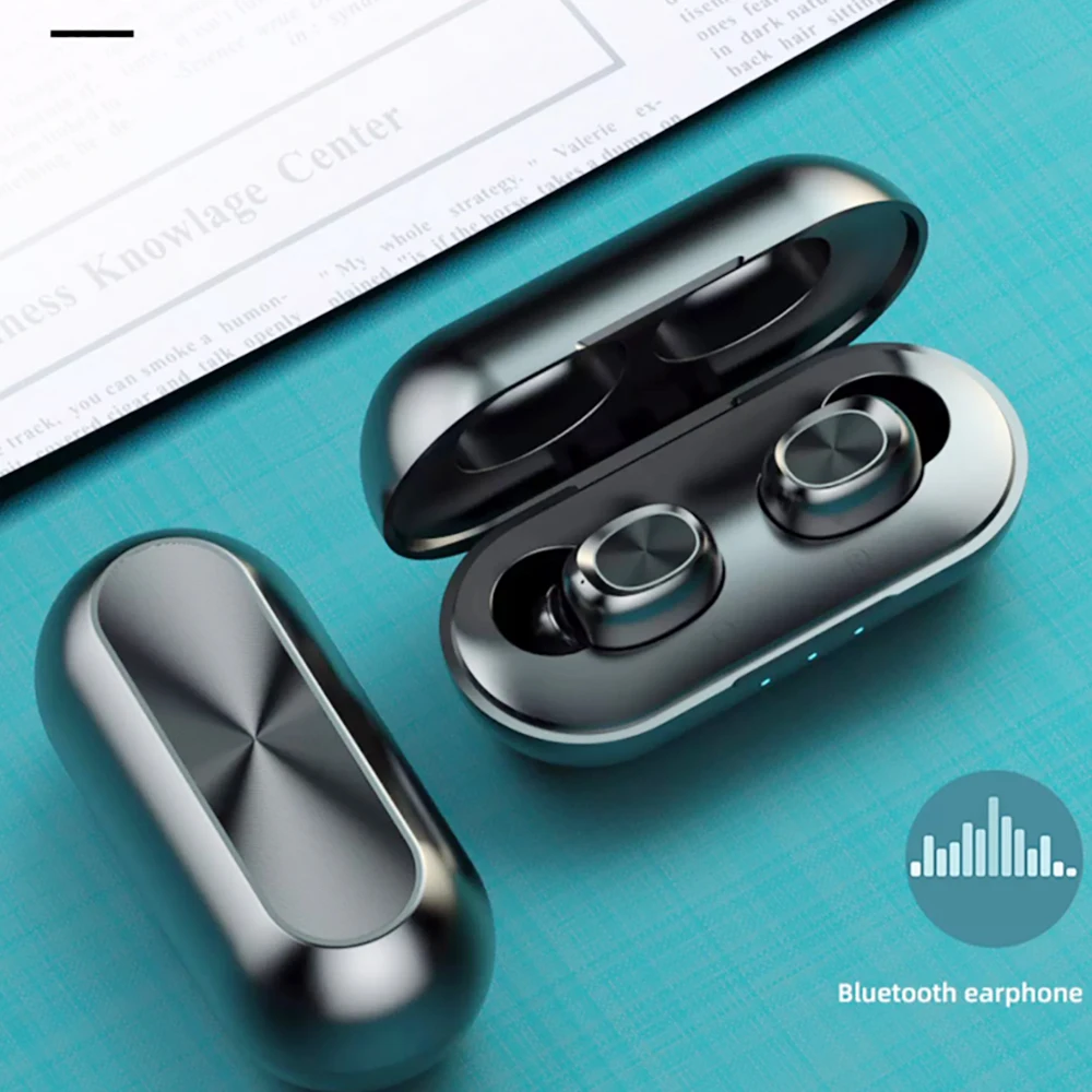 B5 TWS Bluetooth наушники беспроводные наушники 5,0 сенсорное управление водонепроницаемый 6D стерео Спорт Музыка гарнитура 300 мАч зарядная коробка