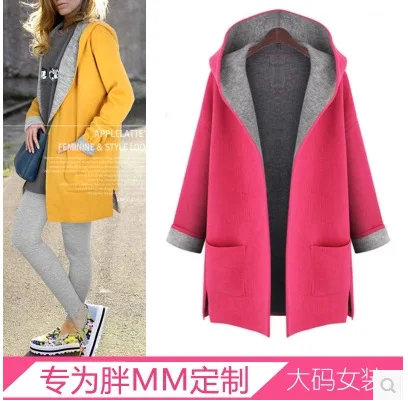 Новинка Осень-зима 2019 стильный женский свободный кардиган ярких цветов большого