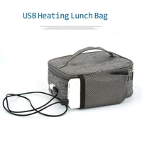 usb portable food heating carry bag electric heating lunch bento box car office school food warmer waterproof container heater