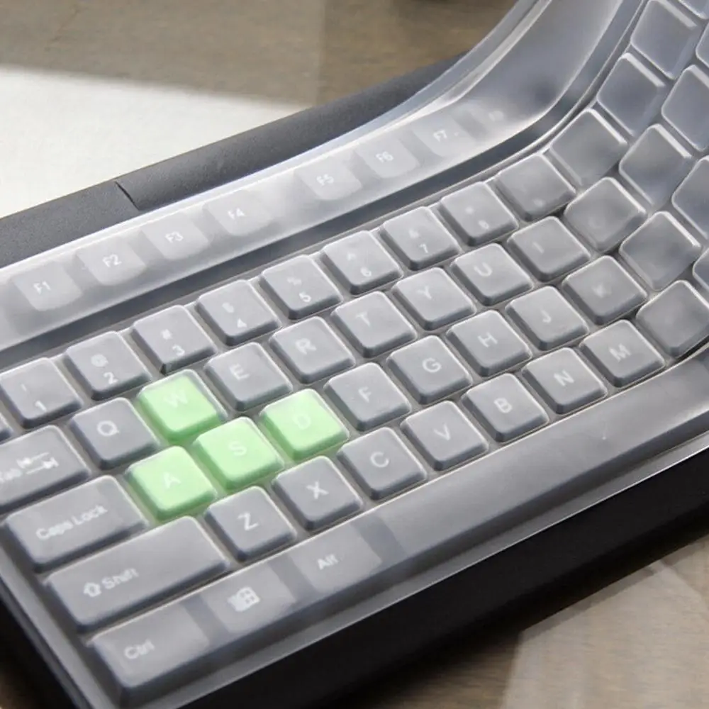 

Universal Silicone Keyboard Cover Skin Protector Film Protective Waterproof Dustproof Cover Computer Keyboard Cover Desktop N3E5
