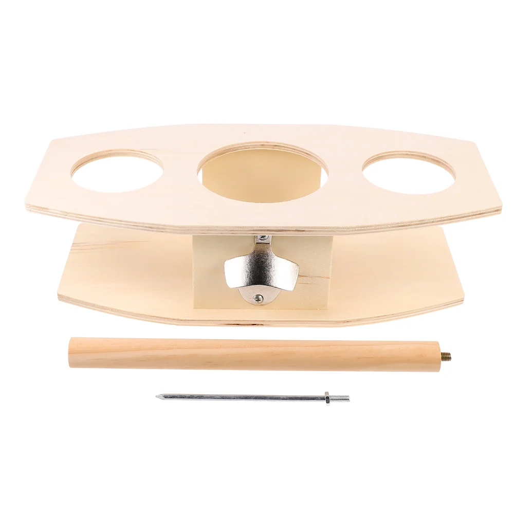 

1pc Outdoor Folding Table Portable Glass Table Food Snacks Serving Desk