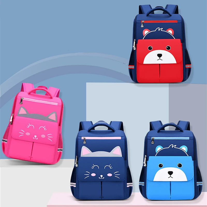 Kids High-capacity School Backpack Kawaii Primary School Bag for Girls Boys Waterproof Children School Bags Mochila New