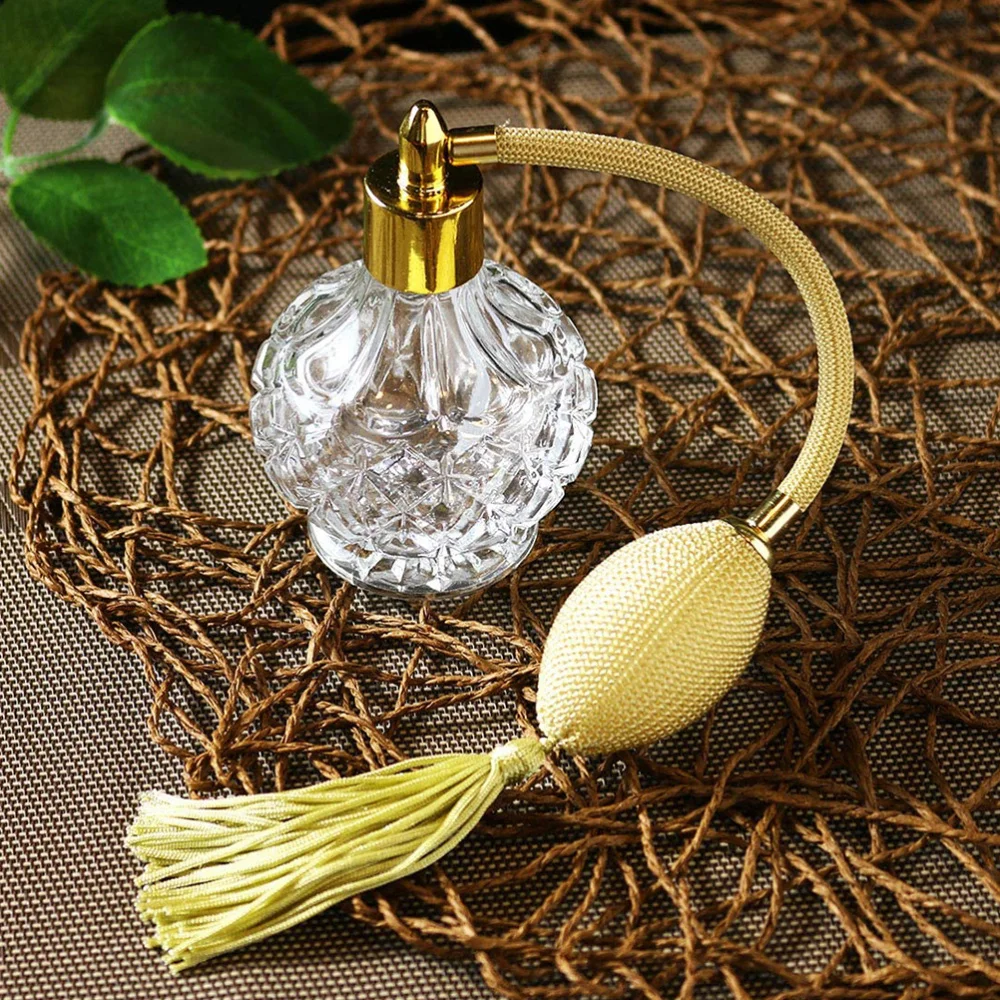 

1Pc 80ml Vintage Perfume Atomizer with Airbag Glass Spray Perfume Bottle