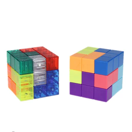 

Interesting Plastic Magic Cube Colorful Stress Relief Toys Antistress Zabawki Dla Dzieci Children Educational Toys OO50MF