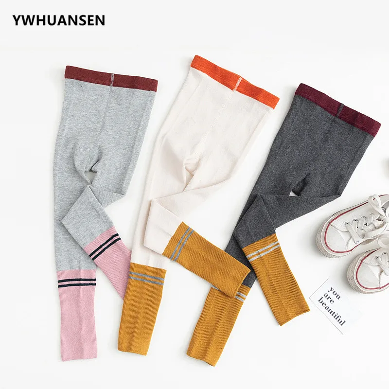 Новинка 2019 детские леггинсы в Корейском стиле осенне зимние хлопковые брюки