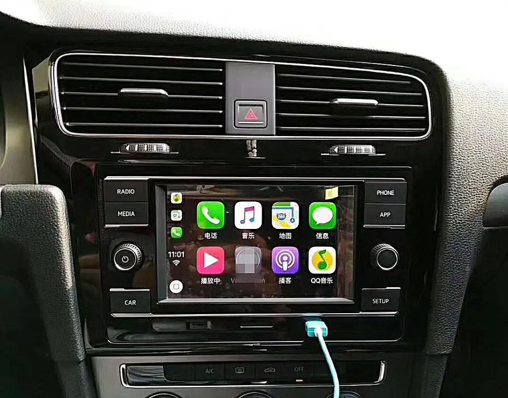 Carplay приложение MQB 6 5 &quotавтомобиль MIB радио Bluetooth для Passat B8 B8L игры в гольф MK7 2017 5GG 035