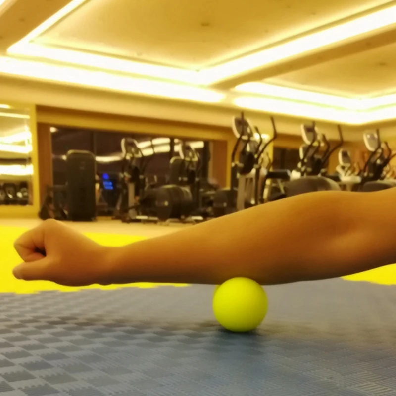 Фитнес-мяч для массажа триггер точка Myofascial релиз тела твердый ролик Лакросса |