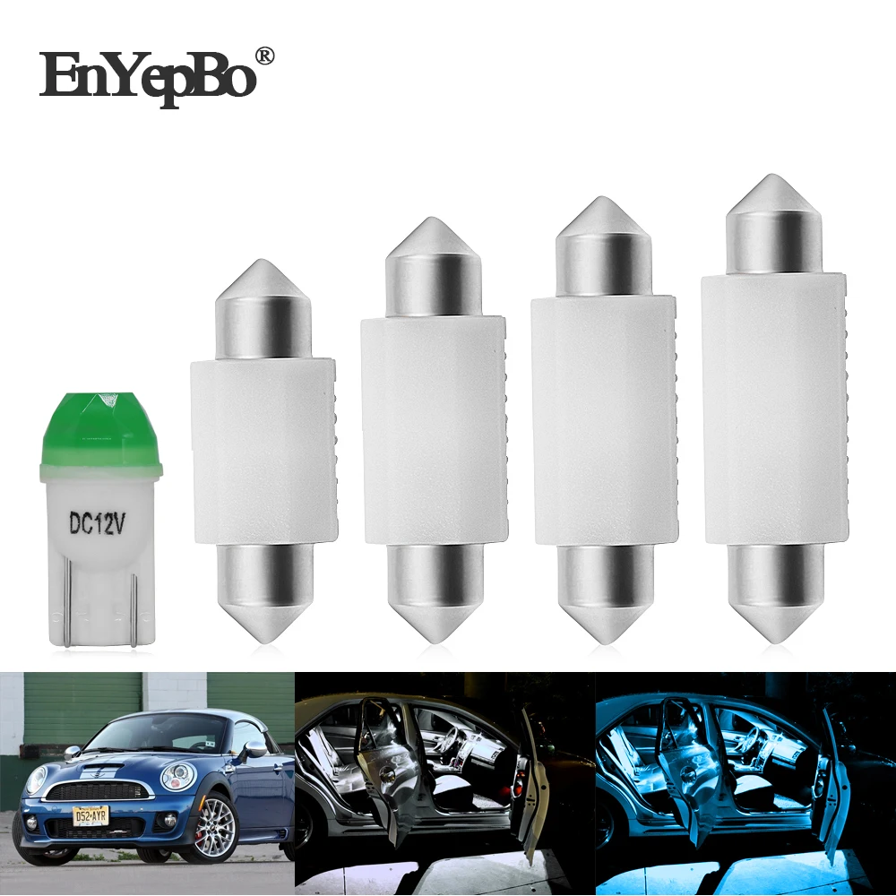 15 шт. без ошибок белые Автомобильные светодиодные лампочки комплект внутренней