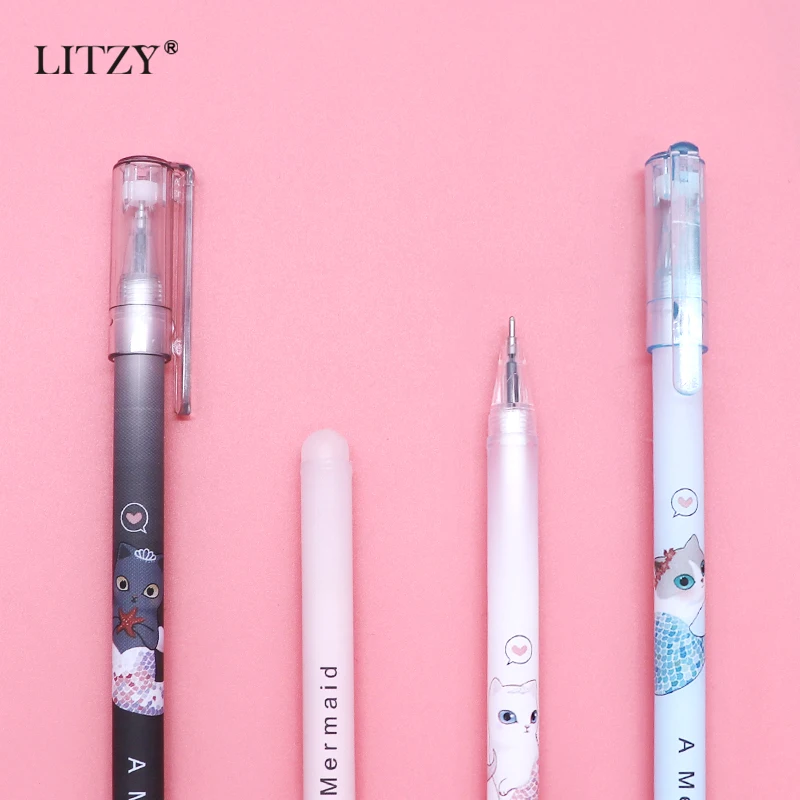 Волшебная гелевая ручка каваи 14 шт./компл. стираемая Заполняемая стержень 0 5 мм