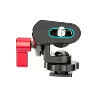 universal rotating tripod head for camera monitor mounting arm bracket for speedlite flash field monitor led video light h0c8
