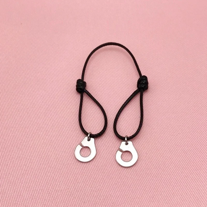 

New Trendy Handcuffs Rope Bracelet Ladies Bracelet Fashion Metal Bracelet Accessories Party Jewelry