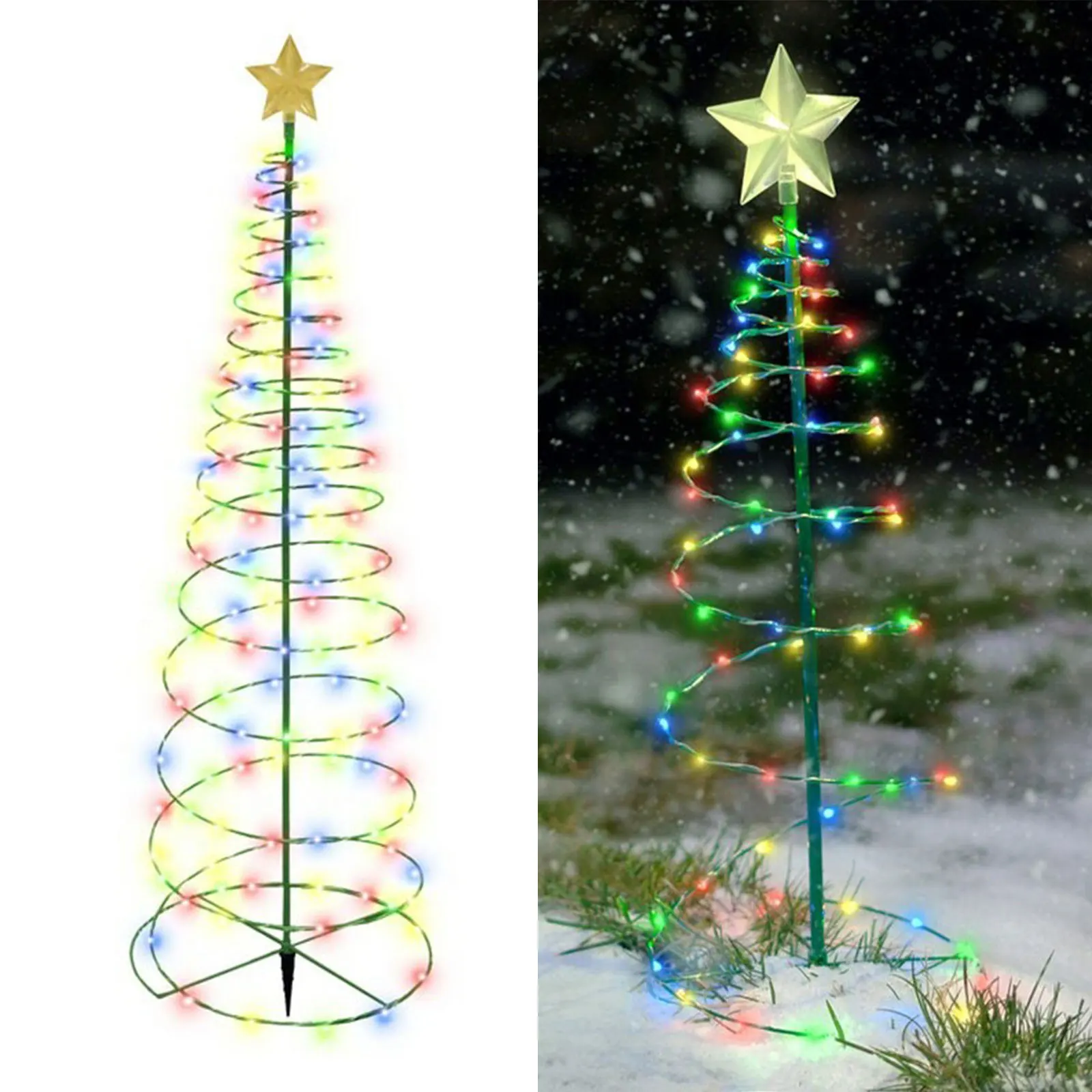 

Solar LED Christmas Tree Decoration String Lights Solar Outdoor Light Holiday Decor Ornament Great Christmas Gift