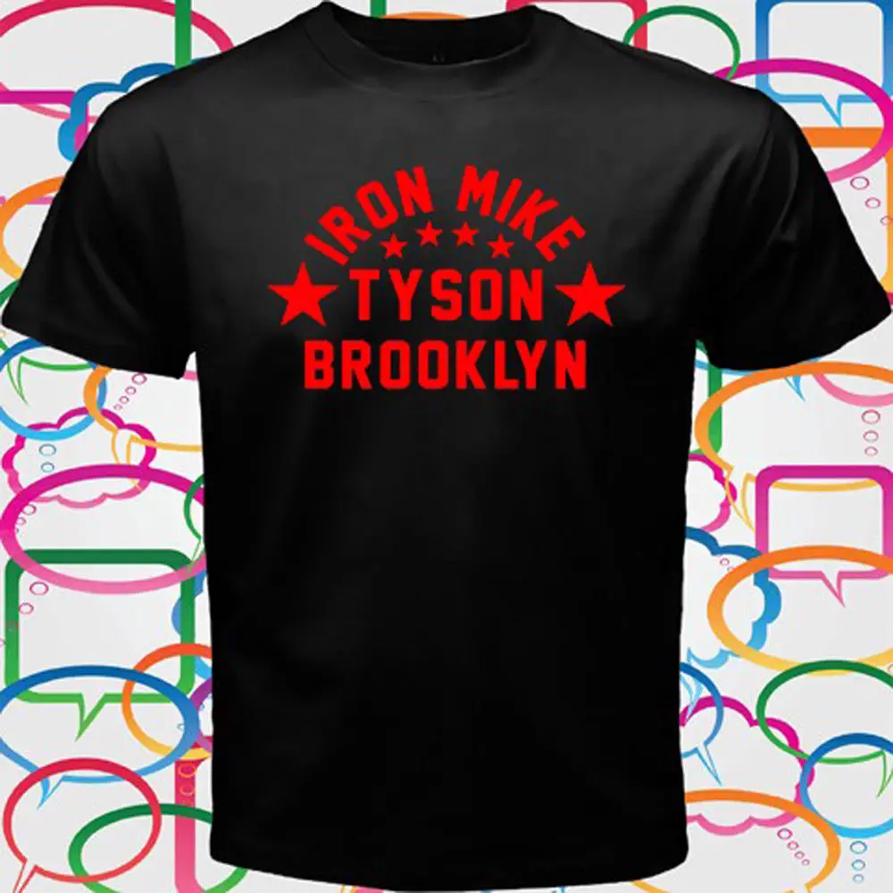 

Fashion Mike Tyson Brooklyn Boxing Logo T-Shirt. Summer Cotton Short Sleeve O-Neck Mens T Shirt New S-3XL