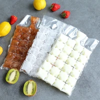 10pcs ice cube mold disposable self sealing ice cube bags transparent faster freezing ice making mold bag kitchen tools